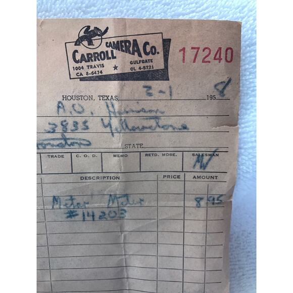 Metar Photo-electric Exposure Meter w/booster, Vintage 1958, Orig Box, Instruct - Picture 3 of 5